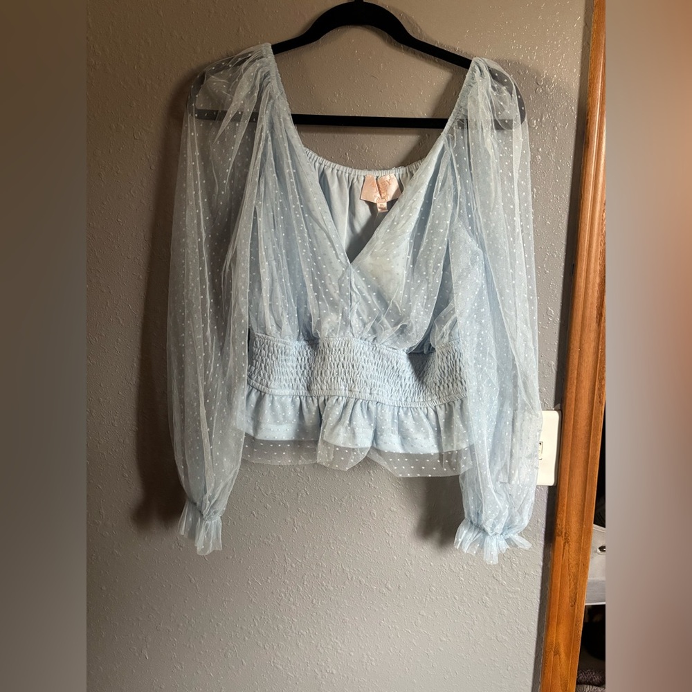 Blue blouse